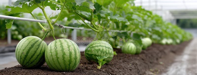 Melon plantation
